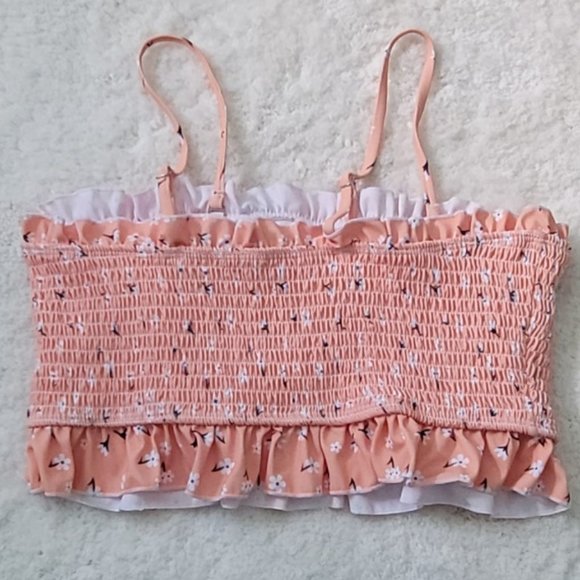 Cute no brand name Floral tube bikini top size XL - Picture 3 of 5